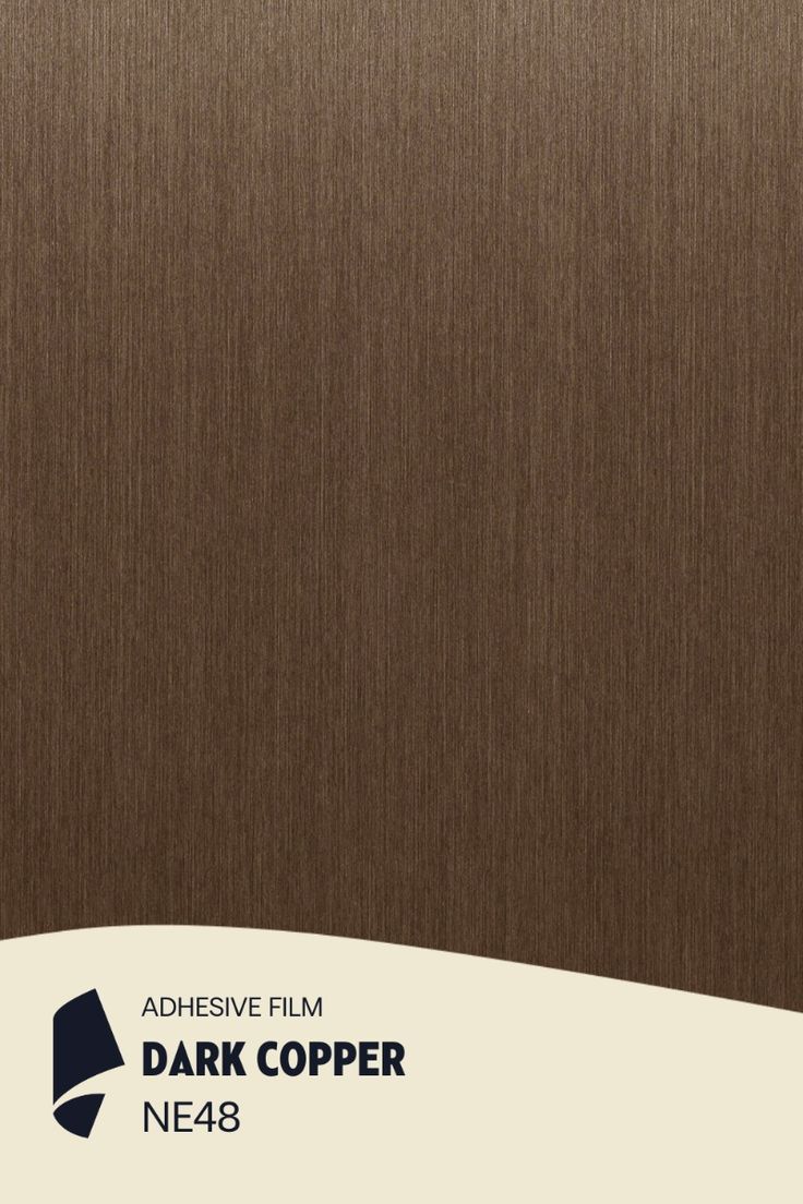 Échantillon de film décoratif Coverstyl Dark Copper NE48